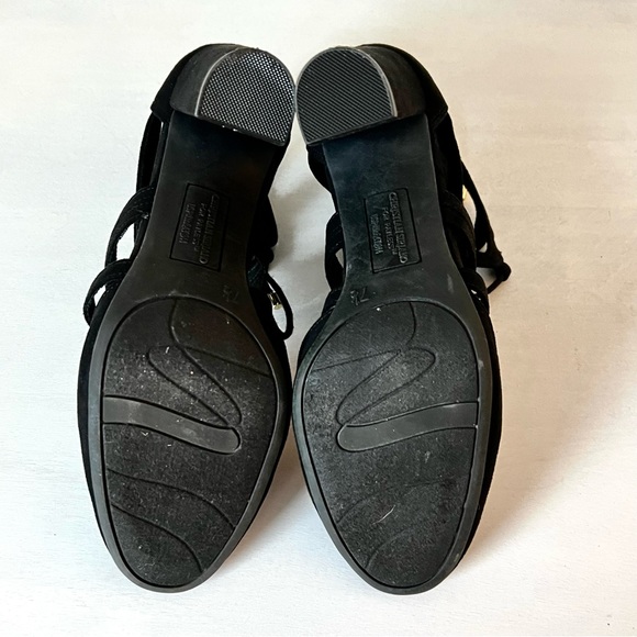 Christian Siriano for Payless Strappy Black Lace up Heels - Picture 5 of 8